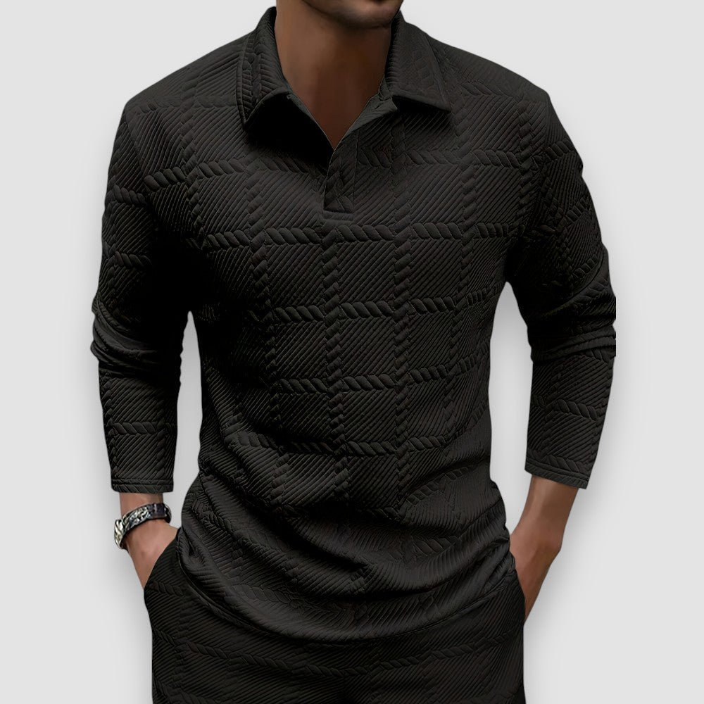 Rian | Knitted Polo Shirt