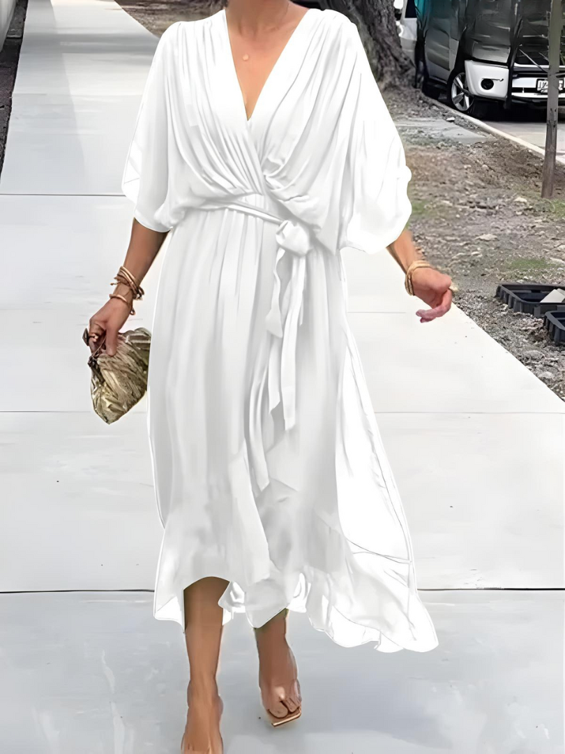 Zarin - Langes elegantes Sommerkleid