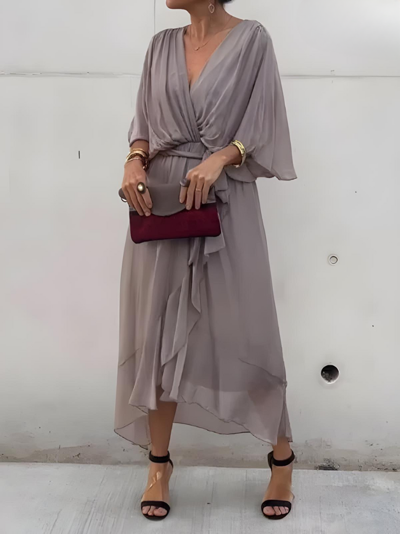 Zarin - Langes elegantes Sommerkleid