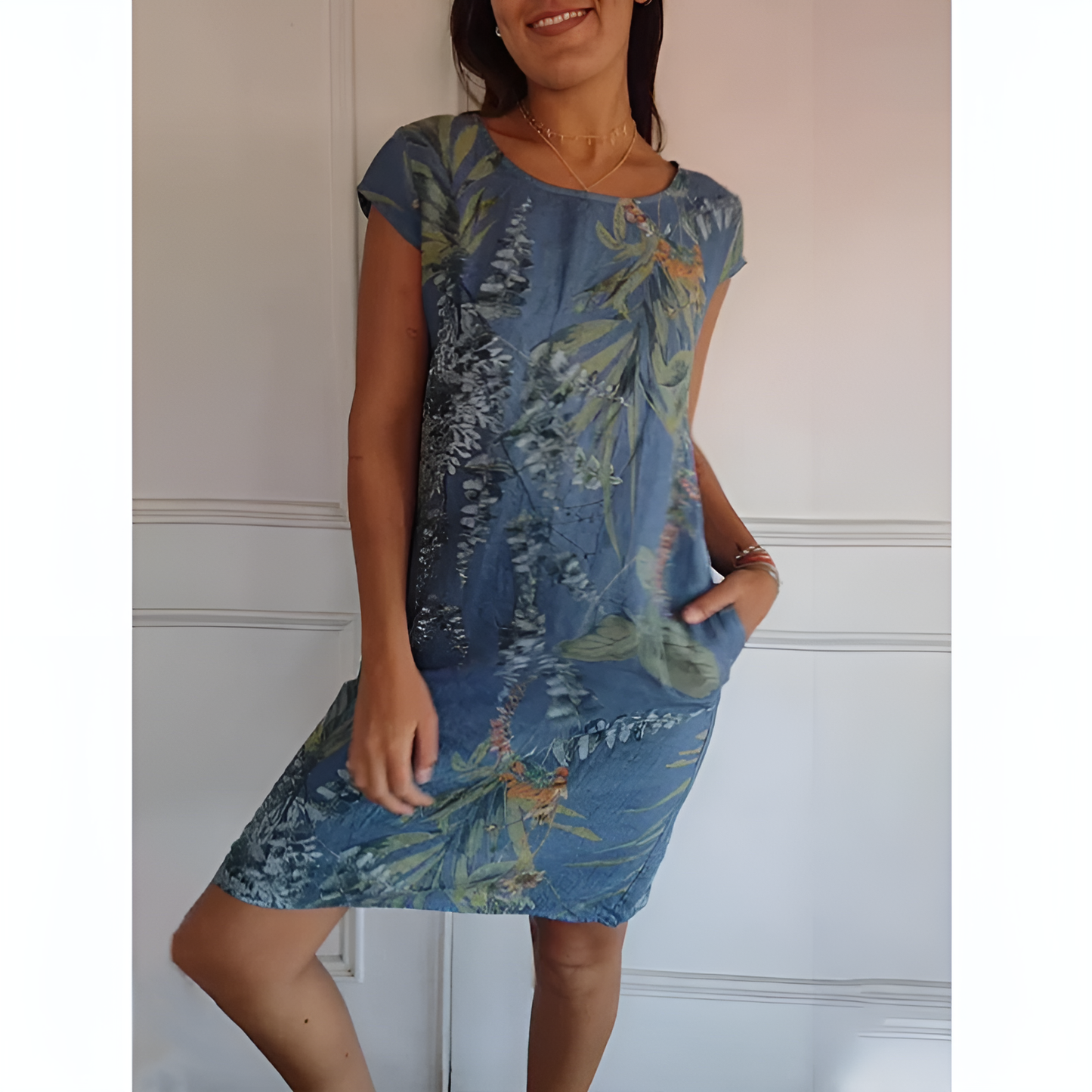Felas I Lässige Bedruckte Kleid