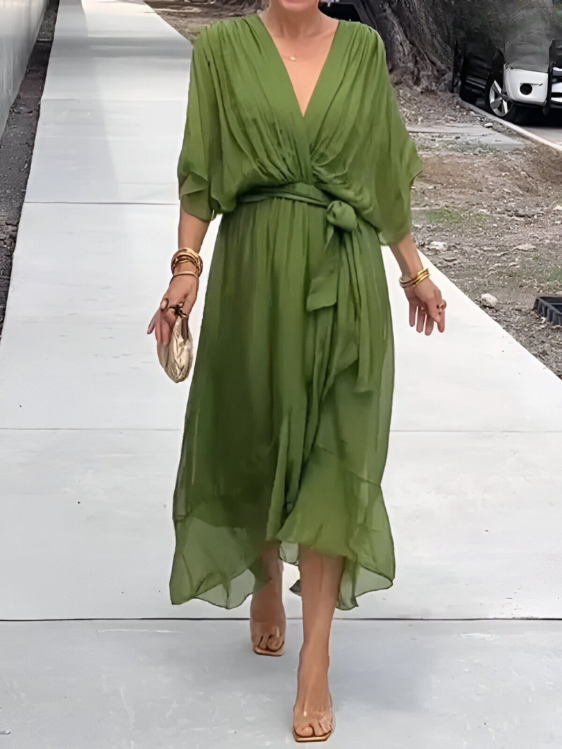 Zarin - Langes elegantes Sommerkleid