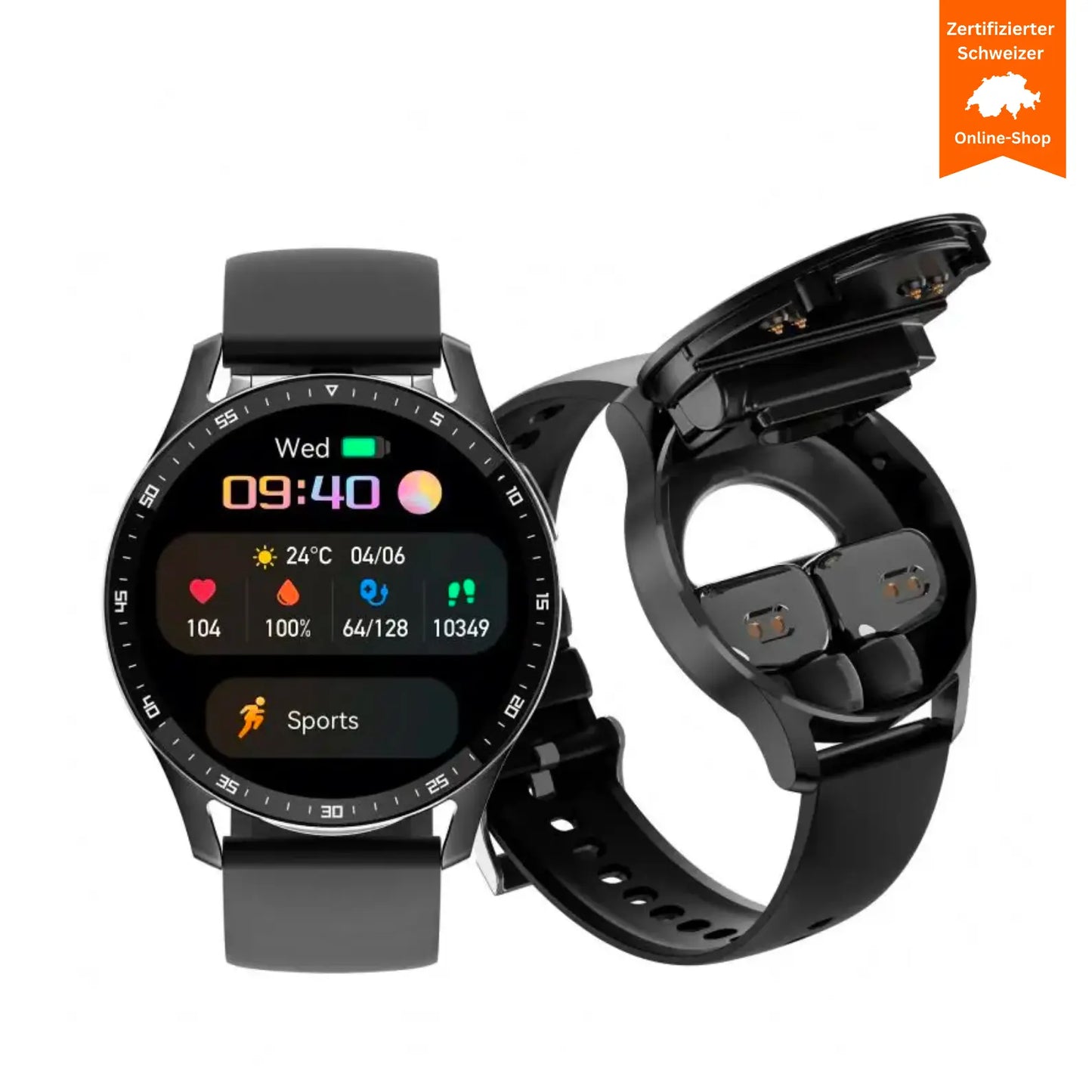 2 in 1 Max Herren Smartwatch