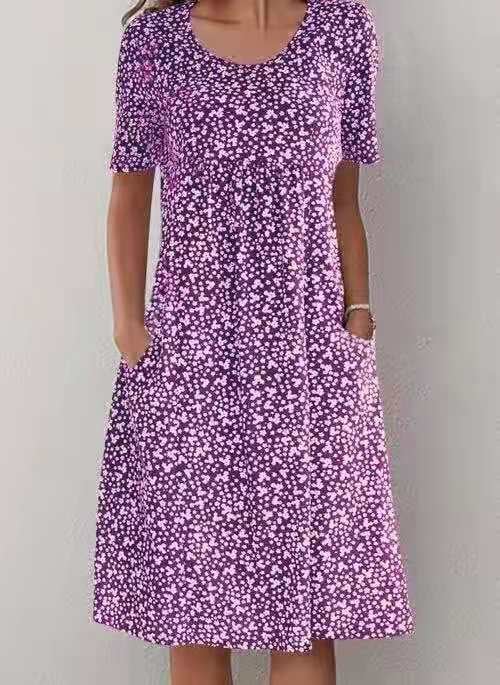 Fenri I Retro-Blumenkleid