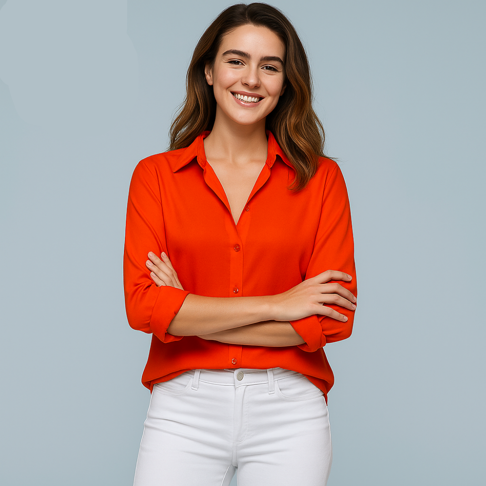 Liora | Die oversize-bluse aus chiffon für leichtigkeit mit stil