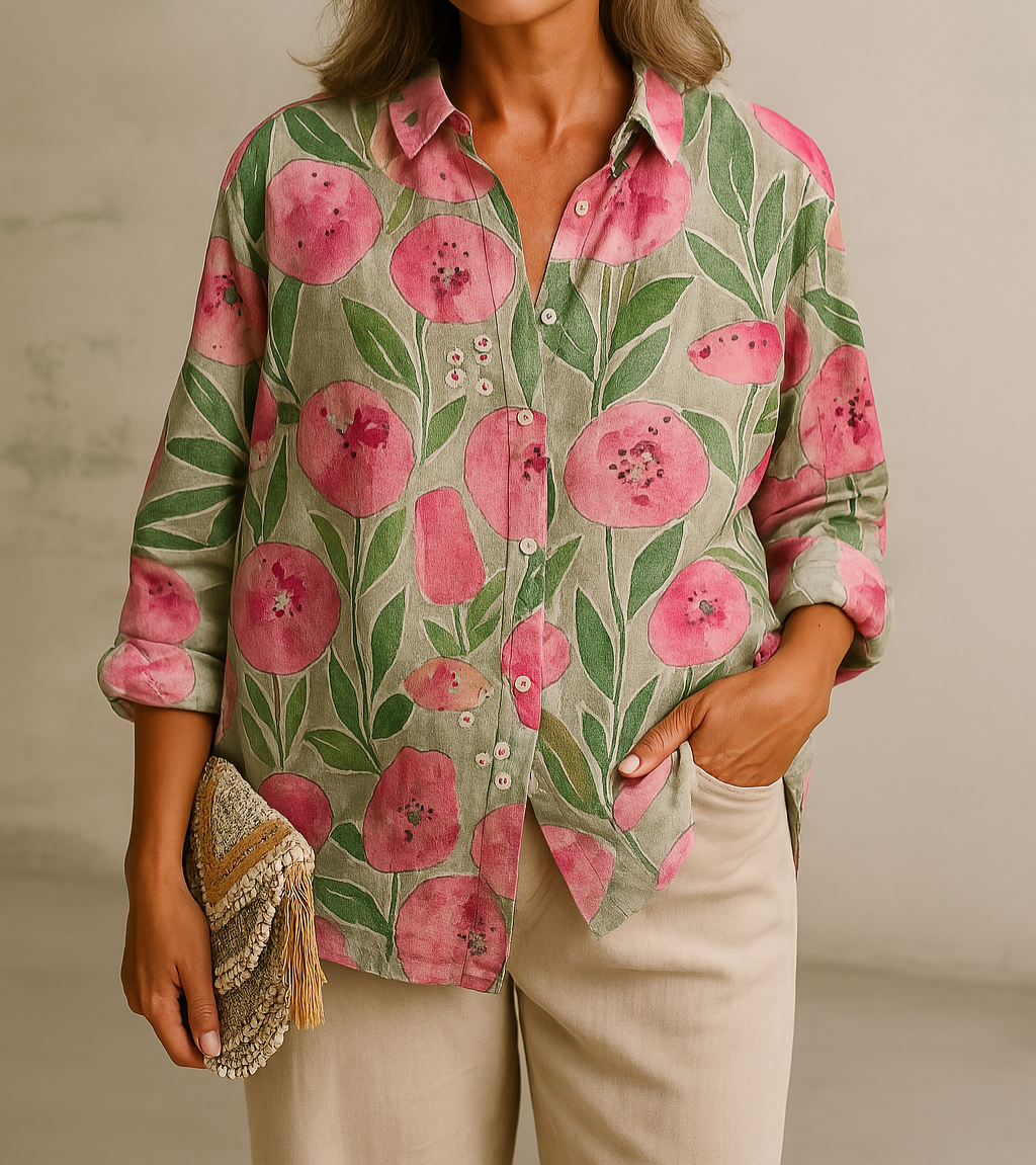Anya | Bequeme Bluse mit floralem Muster