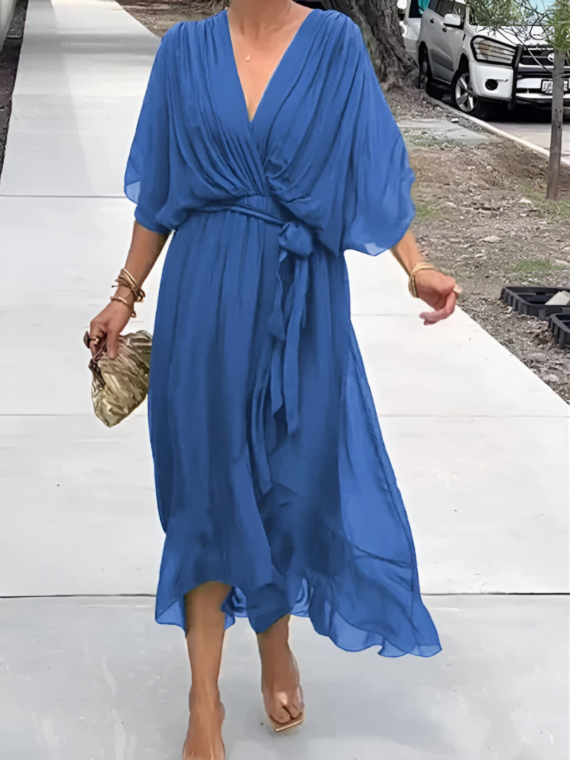 Zarin - Langes elegantes Sommerkleid