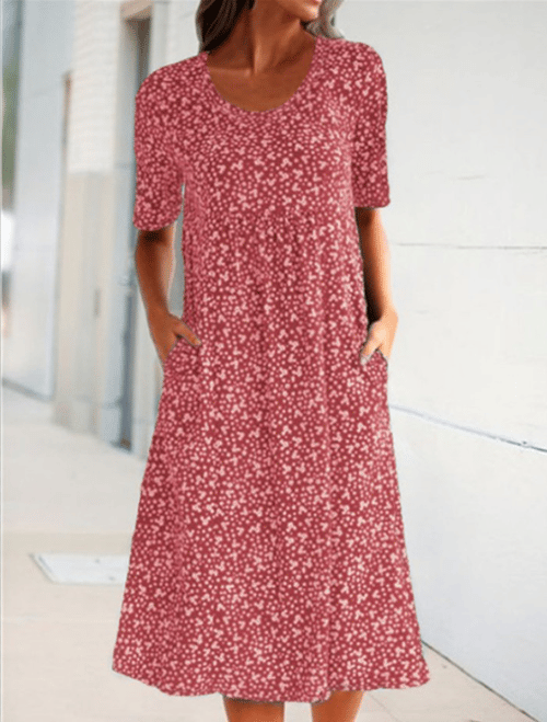 Fenri I Retro-Blumenkleid