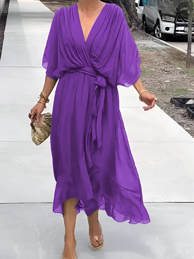 Zarin - Langes elegantes Sommerkleid