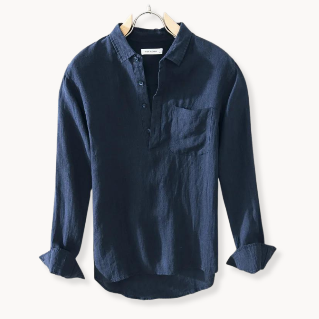 Amalfi | Leinen Popover Hemd