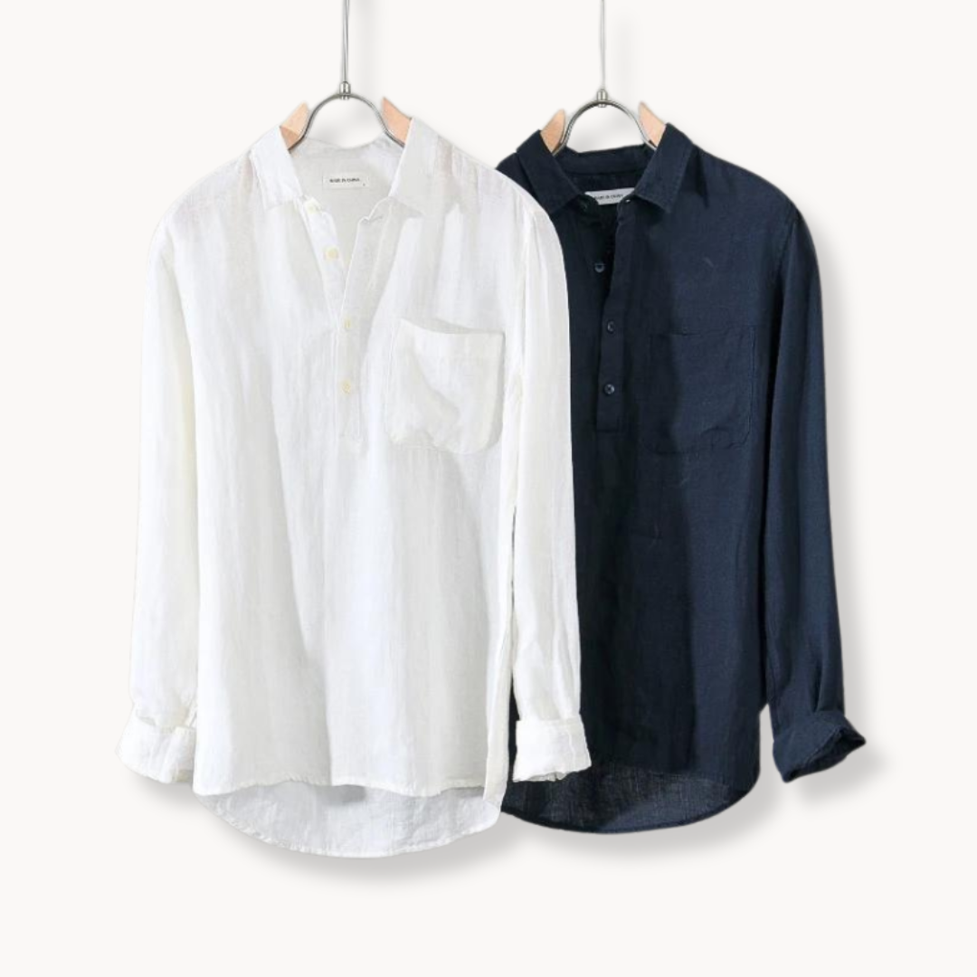Amalfi | Leinen Popover Hemd