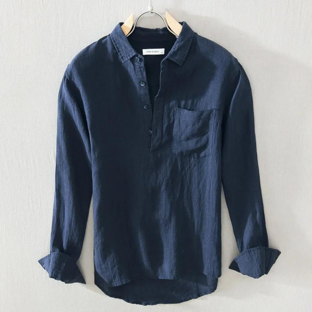 Amalfi | Leinen Popover Hemd