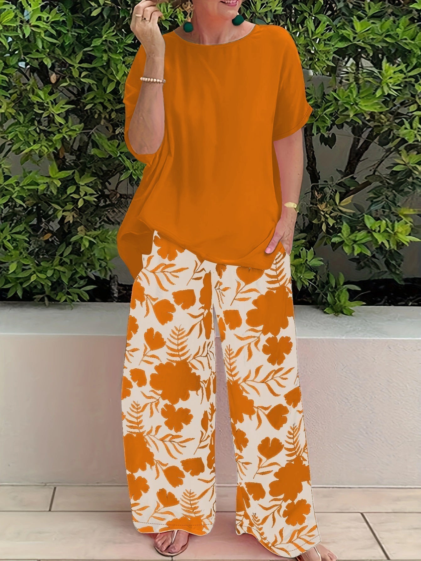 Bonnie™ Blumen Hose + GRATIS T- Shirt