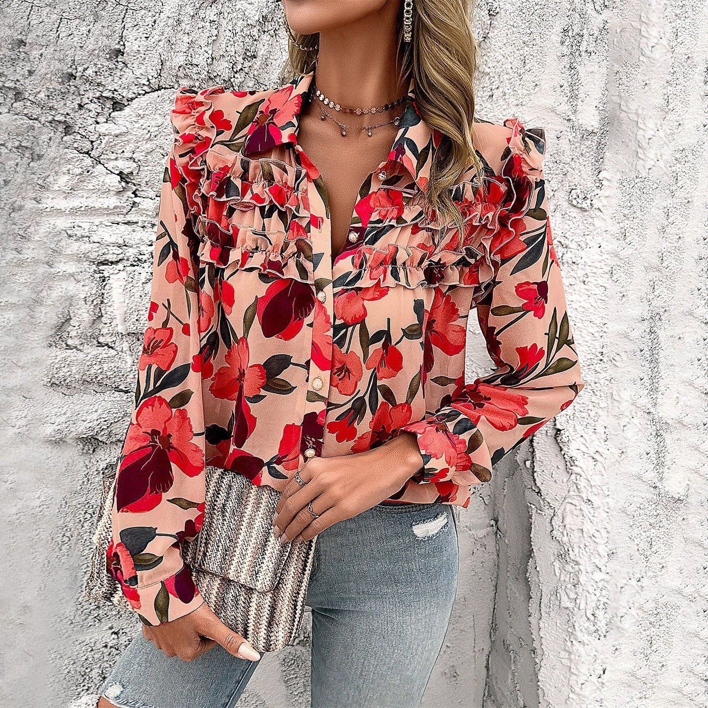 Sammy | Damen-Mode-Langarm-Shirt