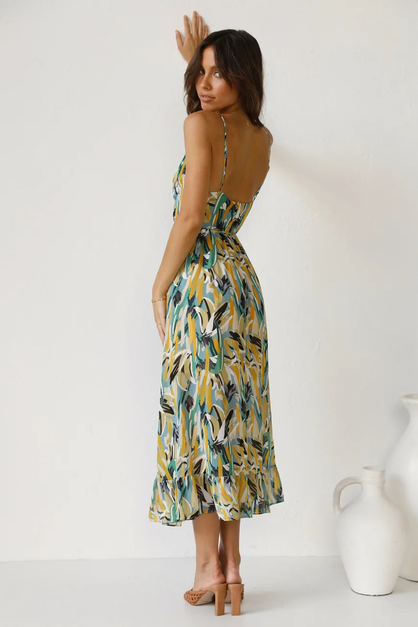 Bihilda | Mehrfarbige Sommerkleid