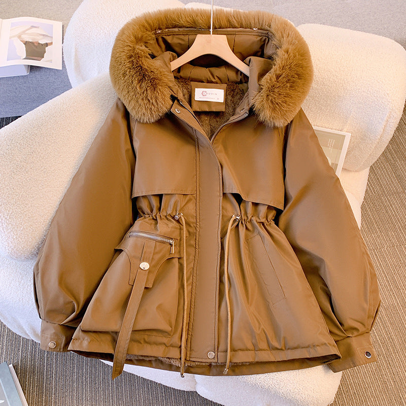 Eleganter Wintermantel mit Fell