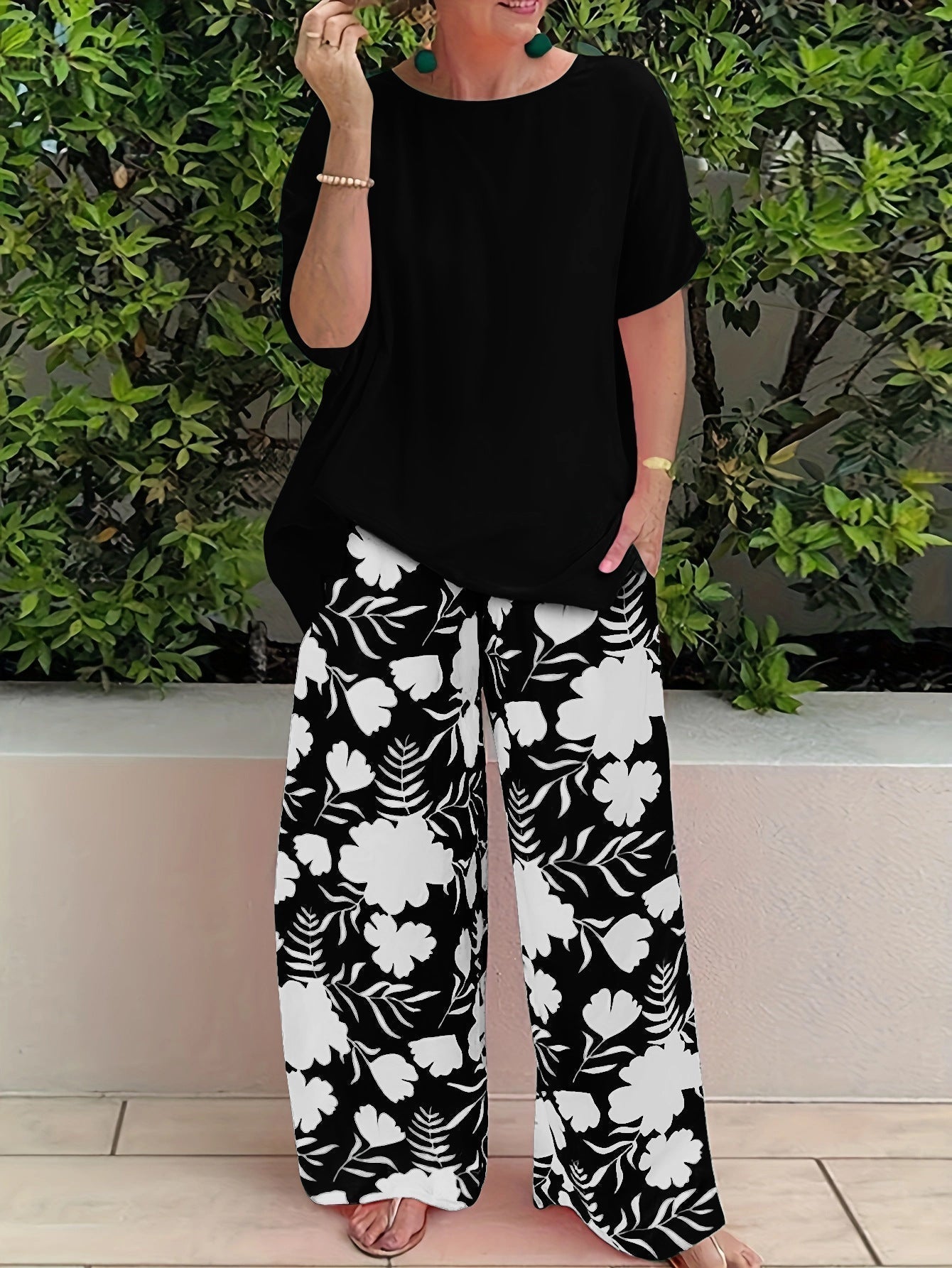 Bonnie™ Blumen Hose + GRATIS T- Shirt