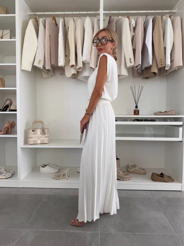 Alina | Set aus Oberteil und Hose – Glänzen Sie jederzeit mit Eleganz
