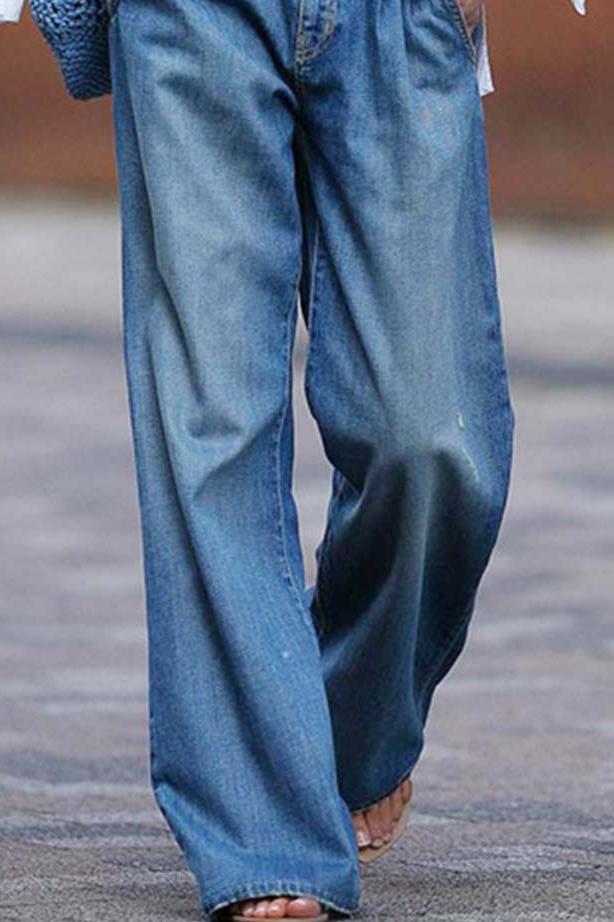 Weite Denim-Hose – Lässiger Komfort für jeden Tag