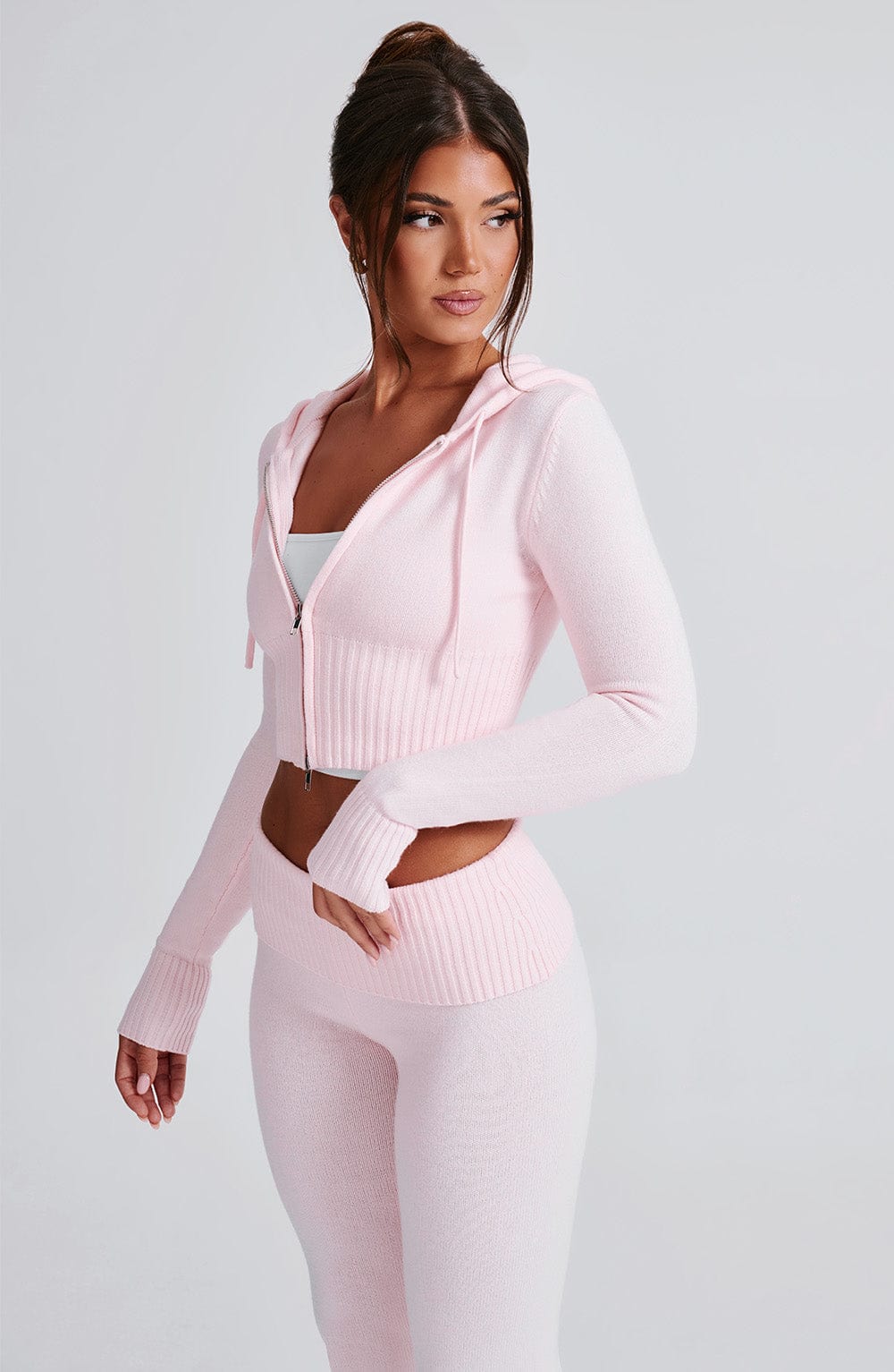 Portia Strick-Kapuzensweater & Hose