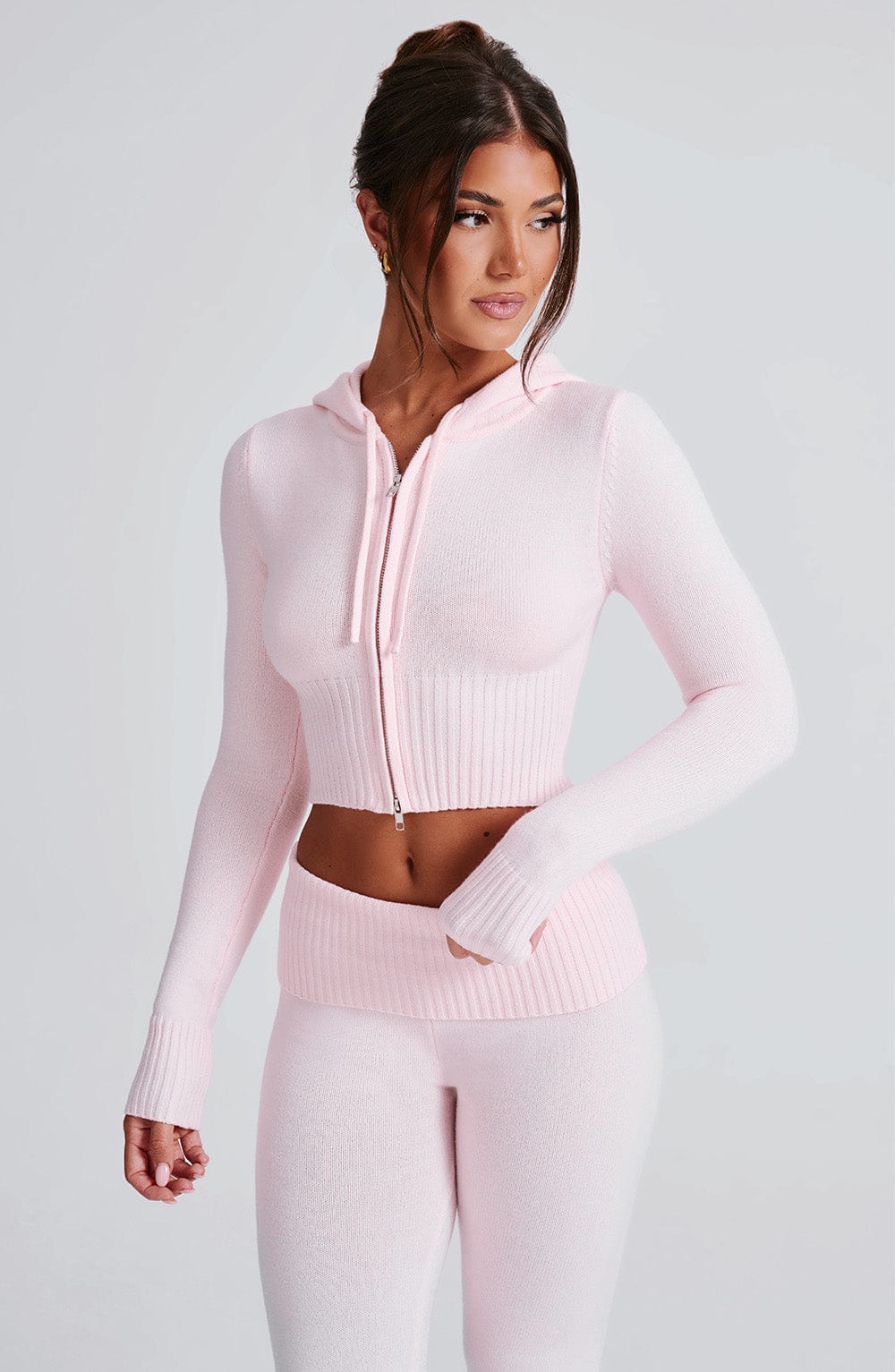 Portia Strick-Kapuzensweater & Hose