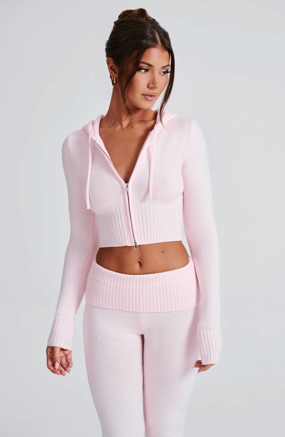Portia Strick-Kapuzensweater & Hose