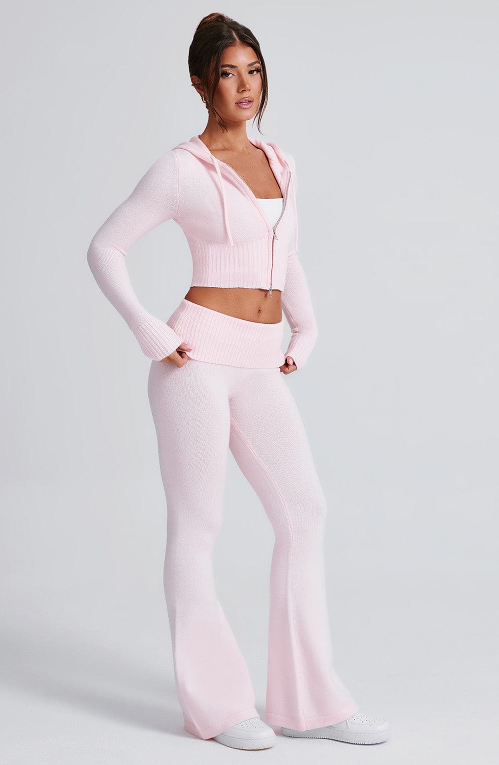 Portia Strick-Kapuzensweater & Hose