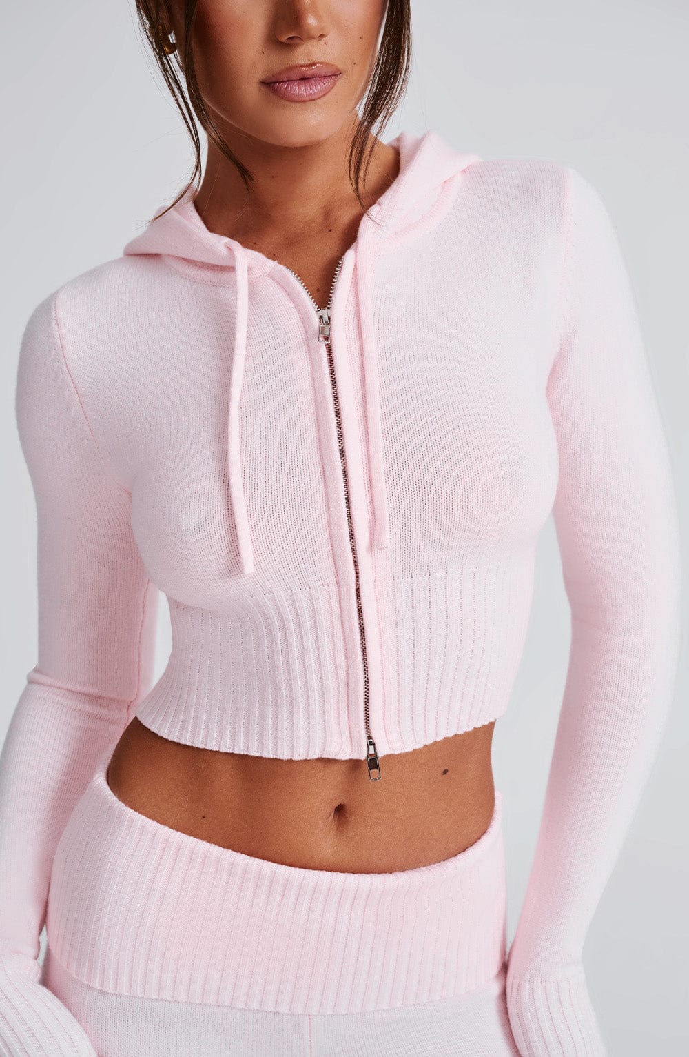 Portia Strick-Kapuzensweater & Hose