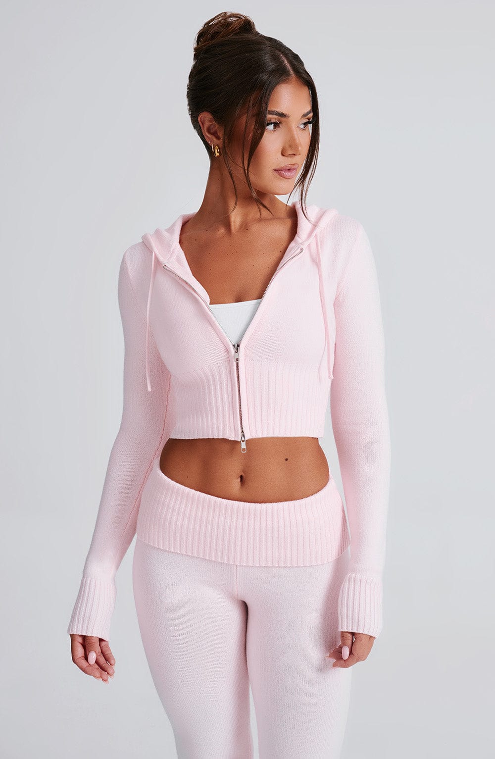 Portia Strick-Kapuzensweater & Hose