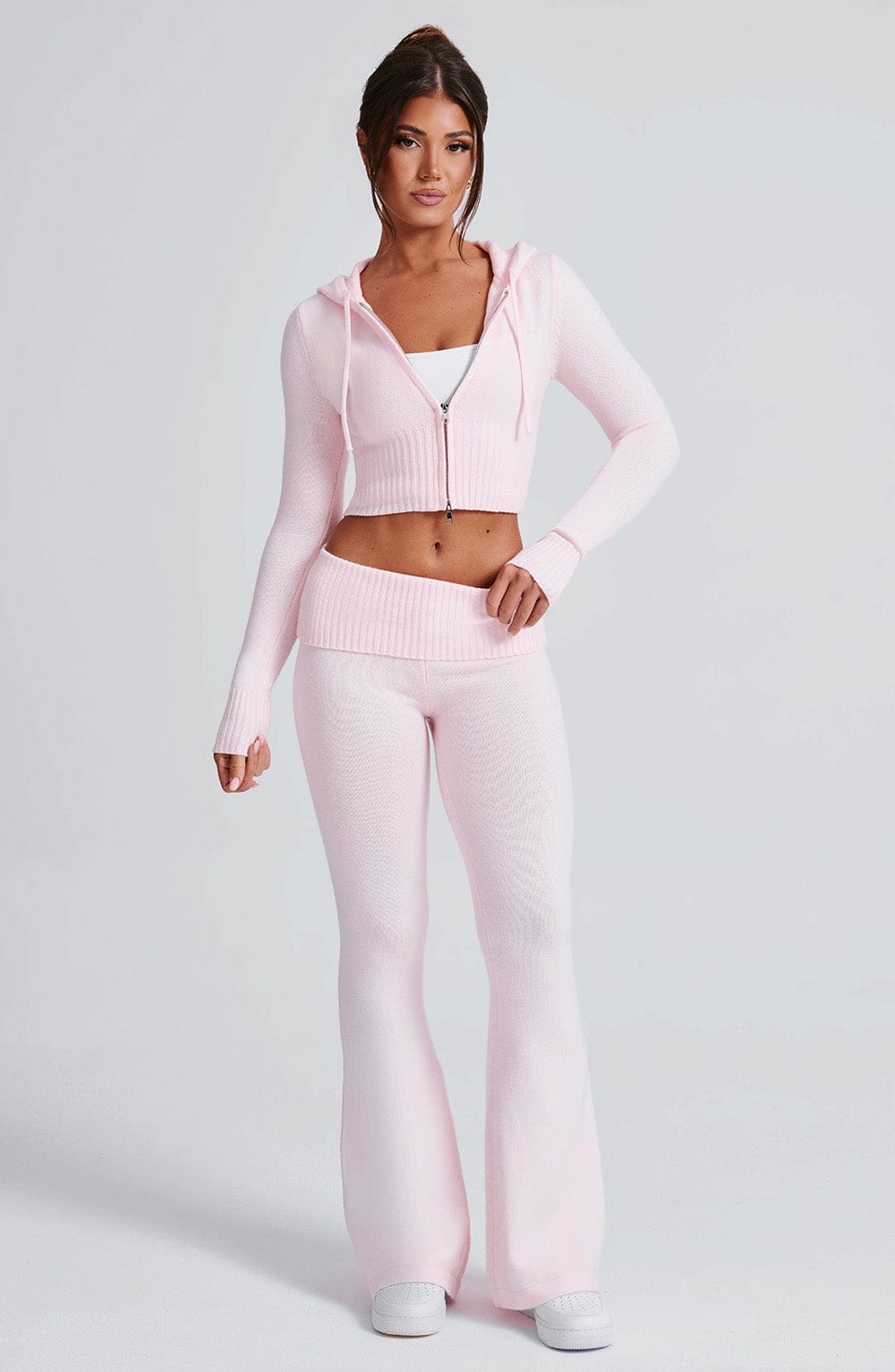 Portia Strick-Kapuzensweater & Hose