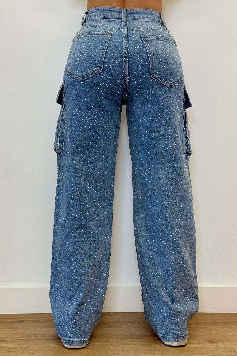 Damen Multi-Tasche Jeans