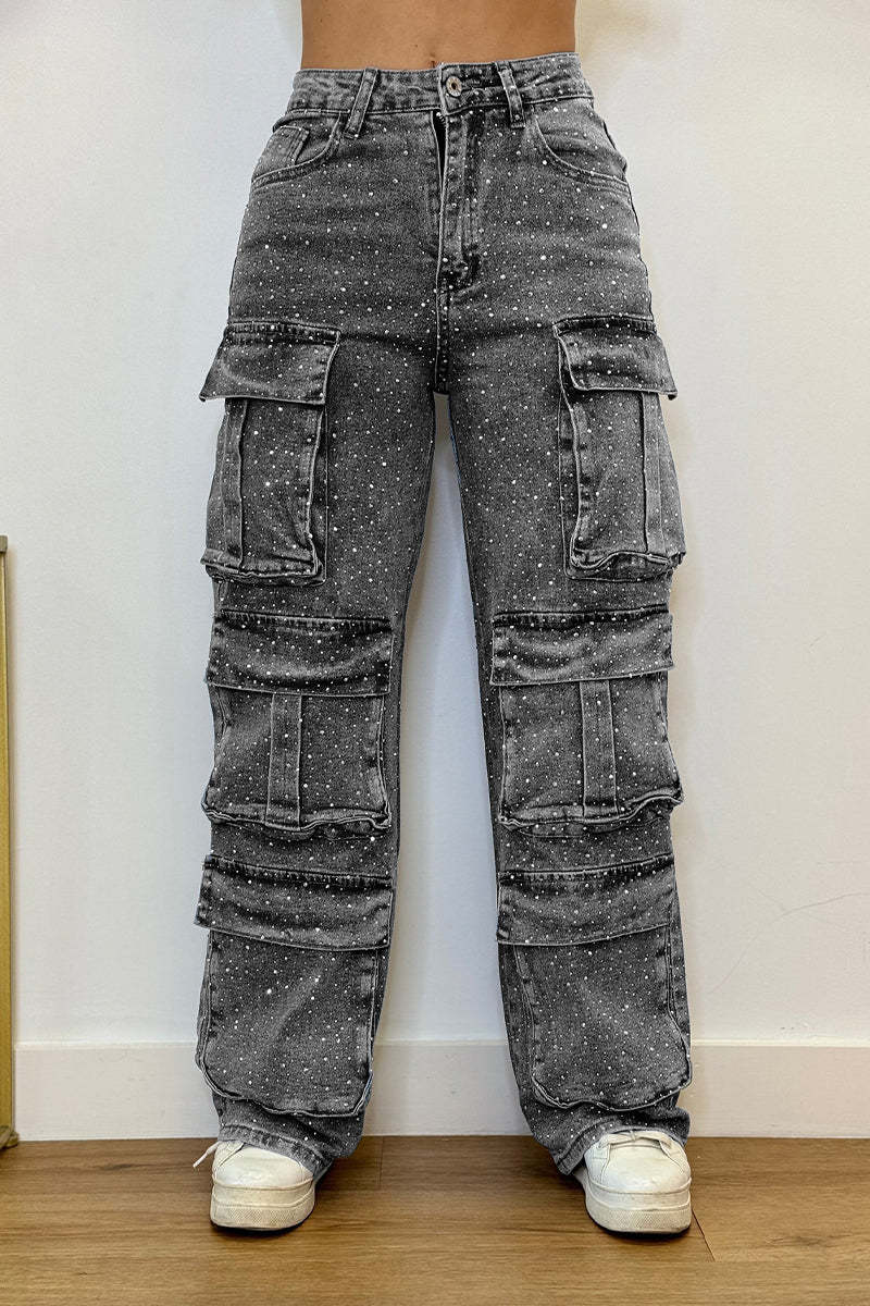 Damen Multi-Tasche Jeans