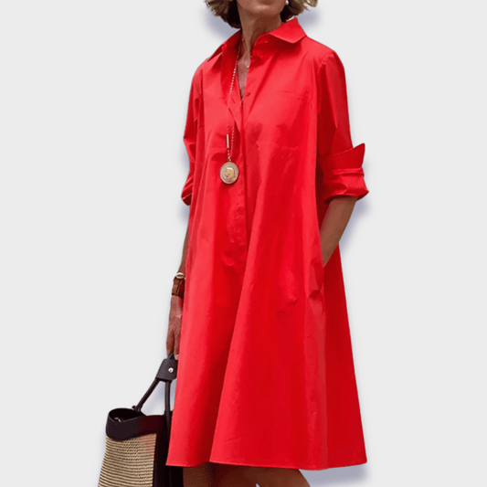 Bethanie | Stylisches Polo-Kleid aus Premiumstoff
