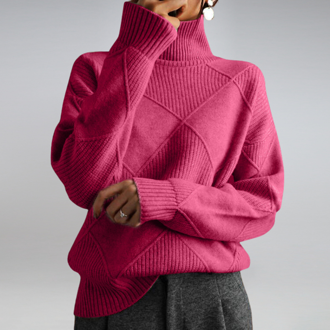 Amalia - Rollkragenpullover aus weichem Kaschmir