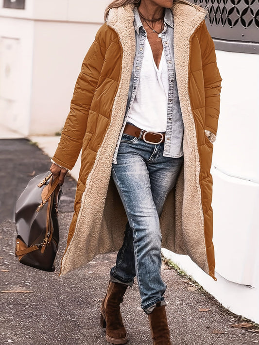 Flauschige, Fleece-gefütterte Jacke