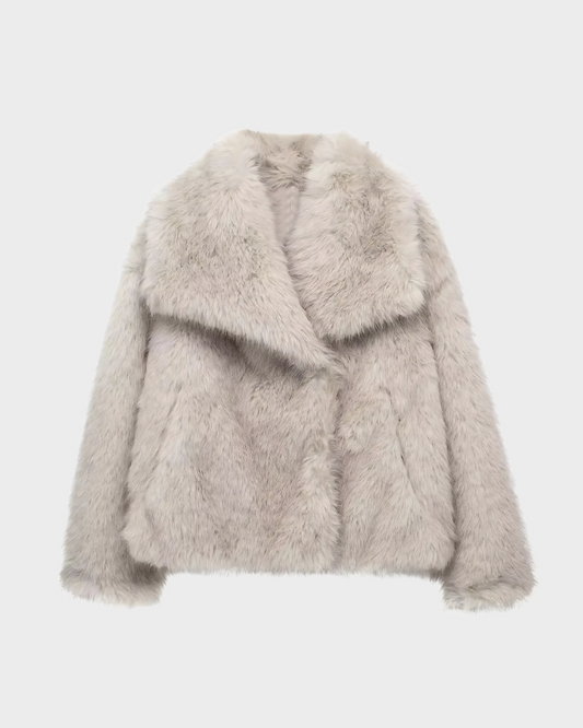Classic Faux-PelzMantel