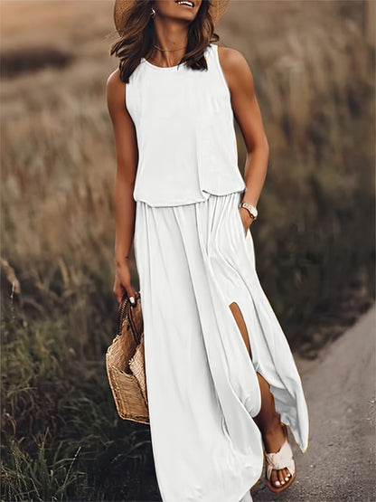 Zaynia - Maxi Kleid - Einfaches Modal Boho Kleid in verschiedenen Farben