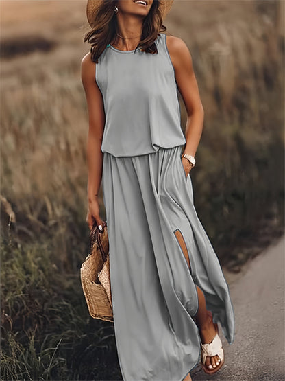 Zaynia - Maxi Kleid - Einfaches Modal Boho Kleid in verschiedenen Farben