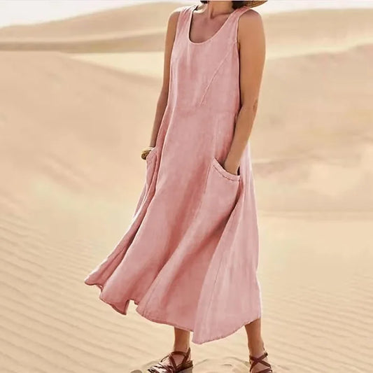 Lies | Ärmelloses Kleid mit Taschen