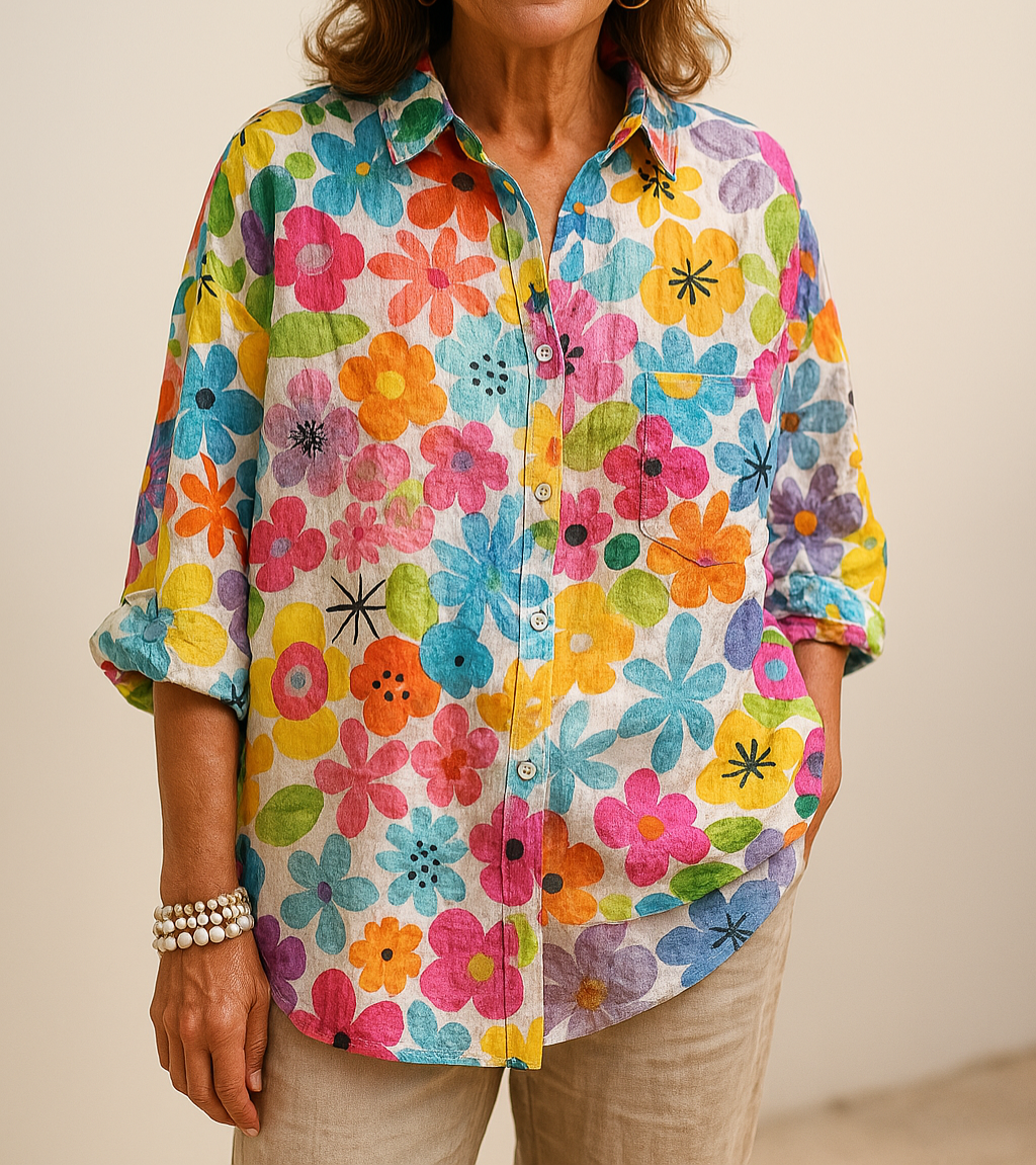 Anya | Bequeme Bluse mit floralem Muster