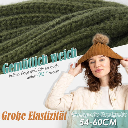 Antifrizz-Kapuze mit Satinfutter – Haarfreundlicher Schutz für kalte Tage