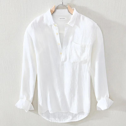 Amalfi | Leinen Popover Hemd
