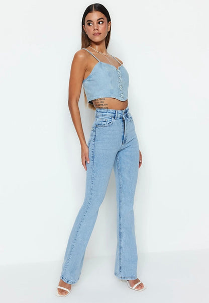 Elena – High-Waist Wide-Leg Jeans