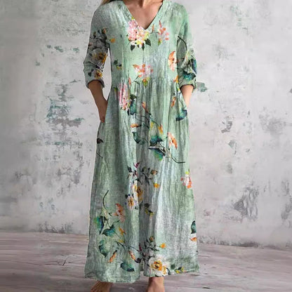 Rose™ – Blumenprint-Kleid für elegante Leichtigkeit