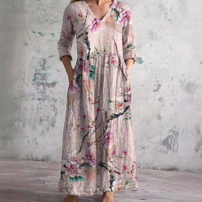 Rose™ – Blumenprint-Kleid für elegante Leichtigkeit