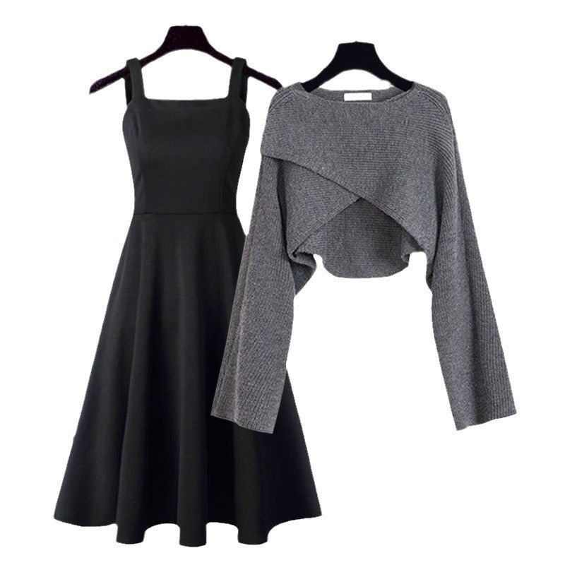 LENI - Stilvolle Strickkleid-Kombination