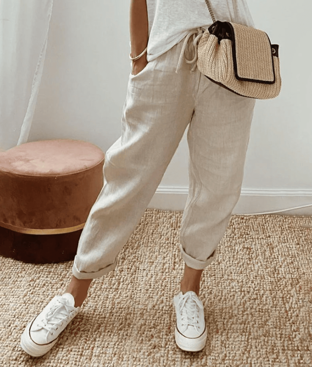 Yulan | Elegante Baumwoll-Leinenhose 1+1 GRATIS