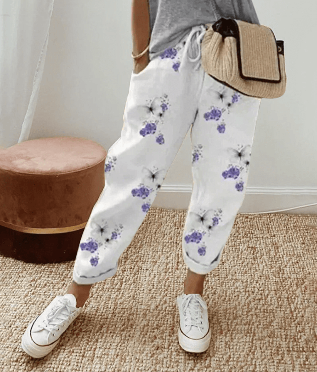 Yulan | Elegante Baumwoll-Leinenhose 1+1 GRATIS