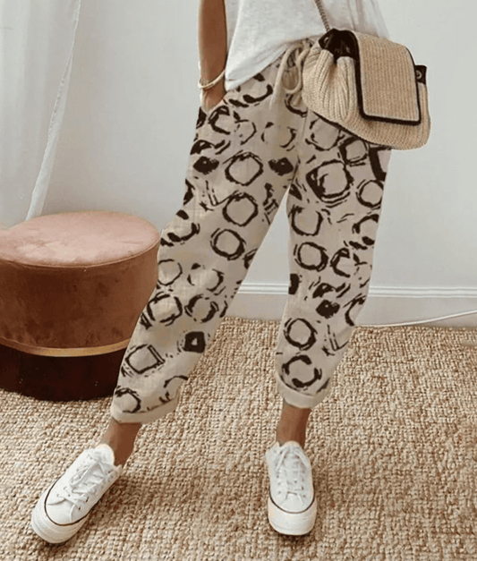 Yulan | Elegante Baumwoll-Leinenhose 1+1 GRATIS