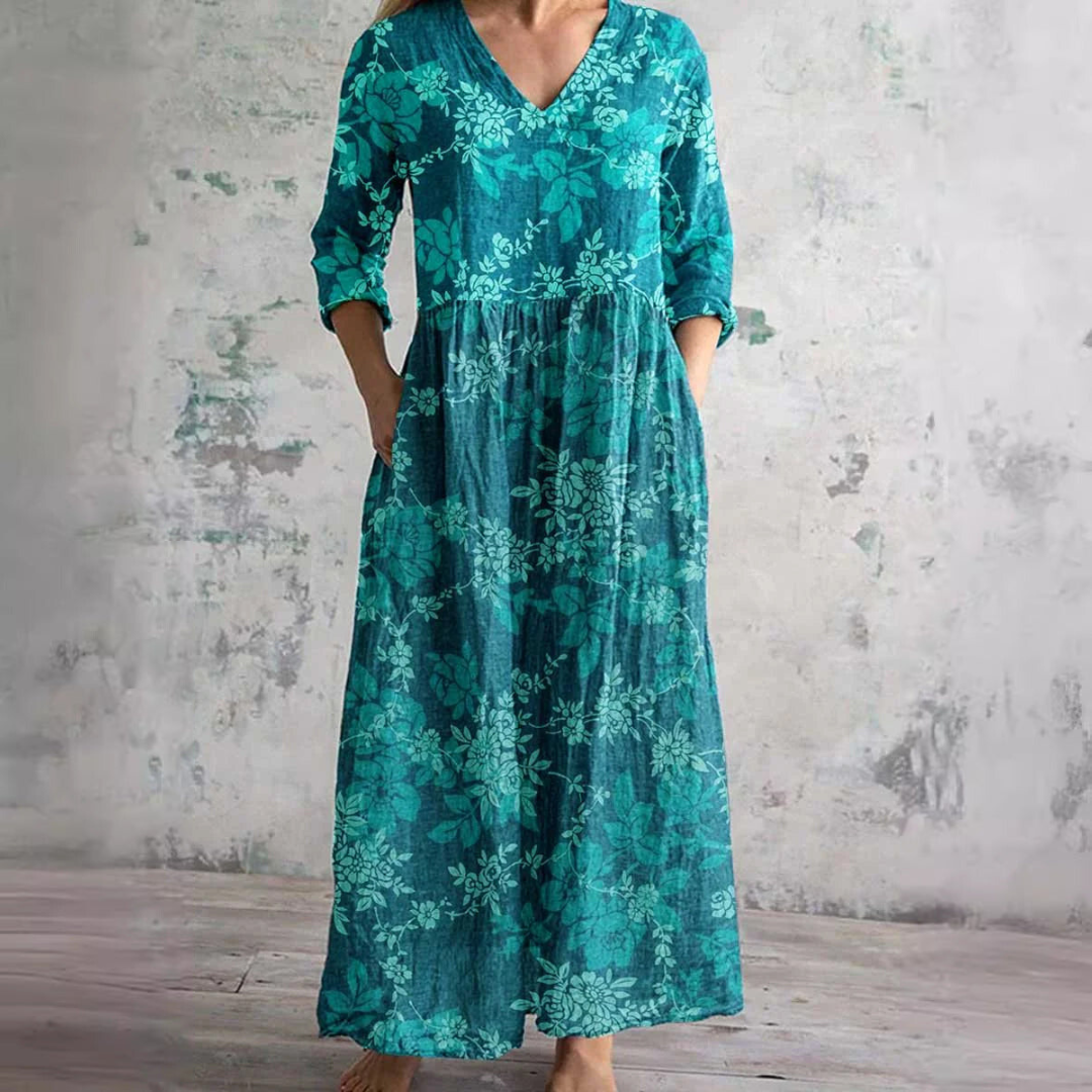 Rose™ – Blumenprint-Kleid für elegante Leichtigkeit