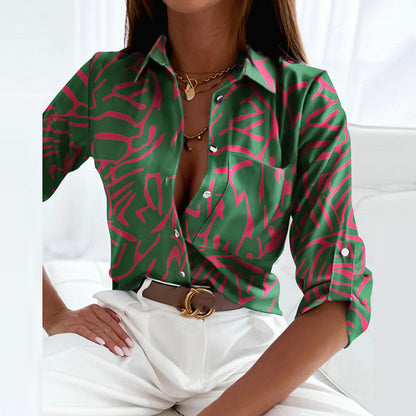 Linda | Bluse mit Umlegekragen